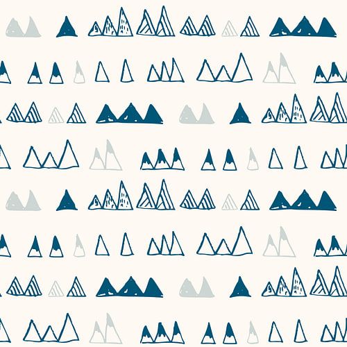 Motif moderne avec des triangles dans des couleurs pastel de bleu et de gris
