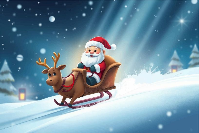 Little Santa Claus by R Pevitanada