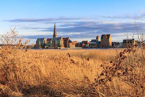 View to the city Rostock