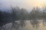 In de mist op de Saale van Karina Gebert thumbnail