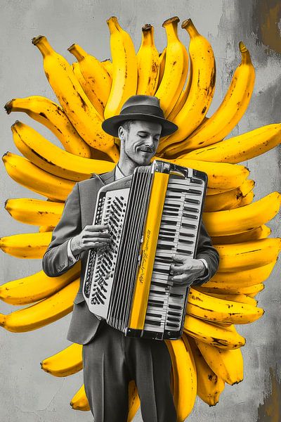 Banana sounds and melodies by Poster Art Shop
