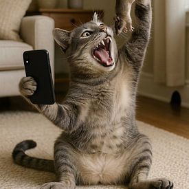 Selfie de De Jager sur Retrotimes