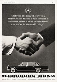 Mercedes-Benz Grand 600 Werbung 1964 von Atelier Liesjes
