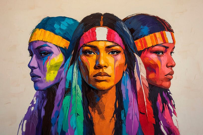 Töchter des Sioux-Häuptlings von Harry Hadders Design