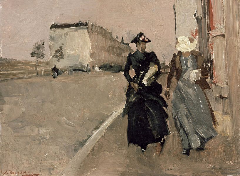 George Hendrik Breitner. Gust of wind by 1000 Schilderijen
