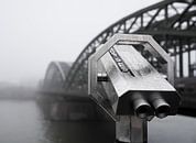 Hohenzollernbrücke im Nebel von Marc Stoppenbach Miniaturansicht