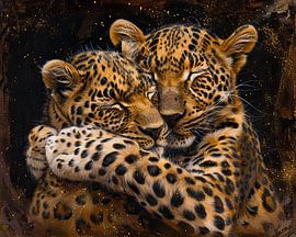 Whispered Wild Comfort by Eye catching paintings