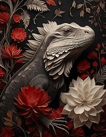 Picture of a lizard by Reiner Borner