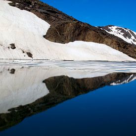 Snow Mountain Reflection by Cornelis (Cees) Cornelissen