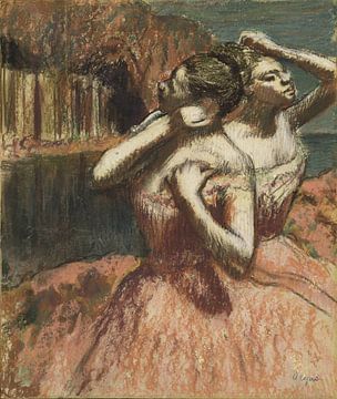 Edgar Degas, deux danseuses