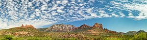 Bergkette in Sedona, Arizona, Amerika