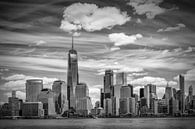 NEW YORK CITY Manhattan Skyline & Hudson River van Melanie Viola thumbnail