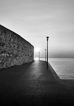 Waterkant promenade in Poreè van Heiko Kueverling