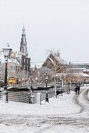Leiden im Schnee von Floris Kleyn