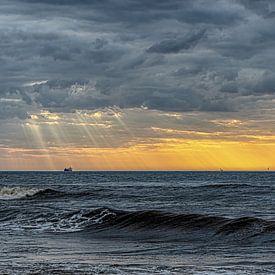 Voor Anker op de Noordzee van Gerrit Kuyvenhoven