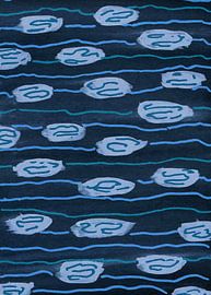 Blaue Wasser-Muster von Lori Ann Folz
