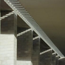 Barcelona - EXPO site 'canvas' by Rhythm of Structures - Gereon Bargeman