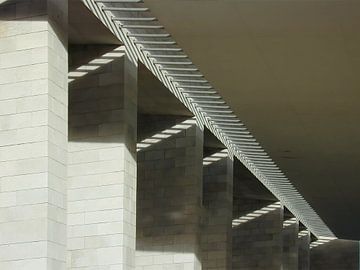 Barcelona - EXPO site 'canvas' by Rhythm of Structures - Gereon Bargeman