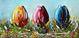 Tulips by Gena Theheartofart