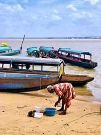 Woman by the Suriname River by Maud around the World