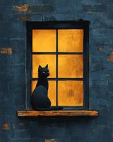 Festliche Katzen und der Weihnachtsbaum