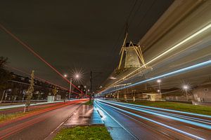 Delft - Molen de Roos von Frank Smit Fotografie