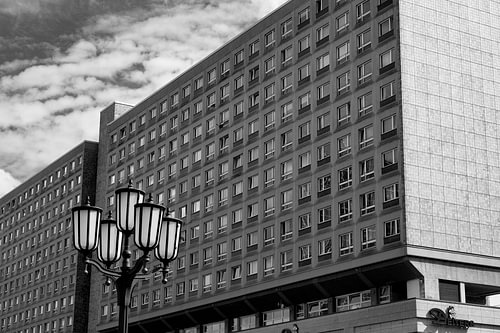 Immeubles d'habitation sur l'Alexanderplatz, à Berlin