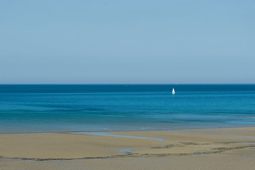 Horizon à la plage en été par Patrick Verhoef