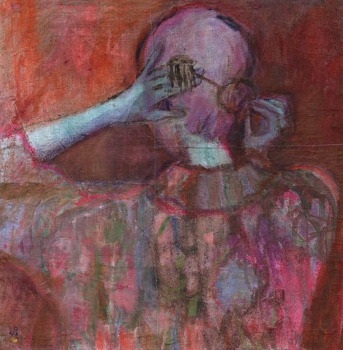 Vrouw in een Kimono Patchwork