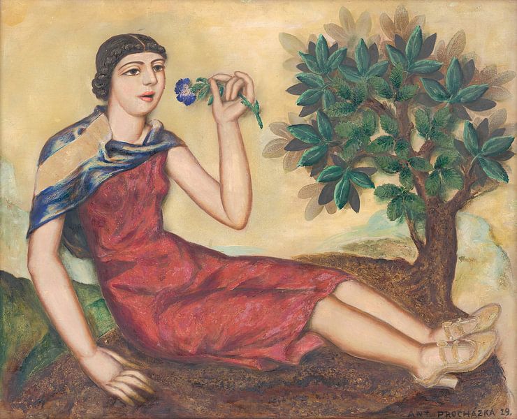 Antonín Procházka - In de lente (1929) van Peter Balan