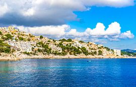 Coastline of Cala Fornells on Majorca, Spain Balearic islands by Alex Winter