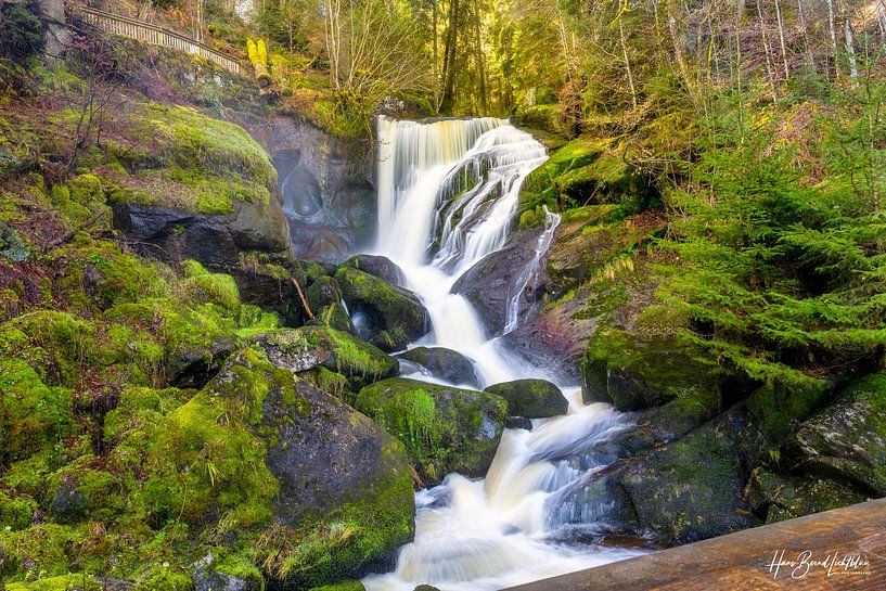 Triberg waterfall by Hans-Bernd Lichtblau