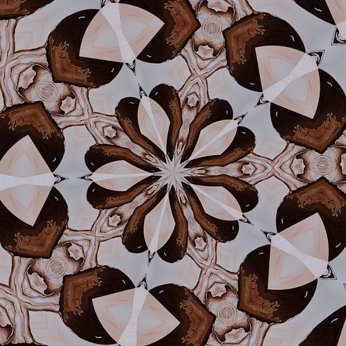 Caleidoscoop bruintinten