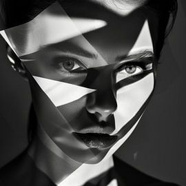 Woman - play of lights