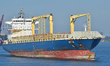 Het containerschip Arica van Piet Kooistra