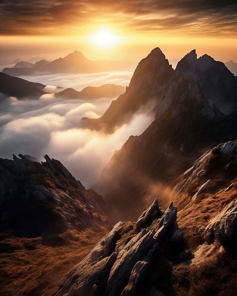 Landschap van fernlichtsicht