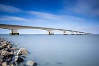 Zeelandbrug met kade III kleur van Leo van Valkenburg thumbnail
