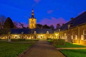 Abend auf dem Beginenhof von Aarschot, Belgien