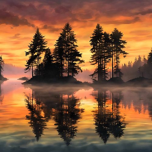 Vancouver Island zonsondergang