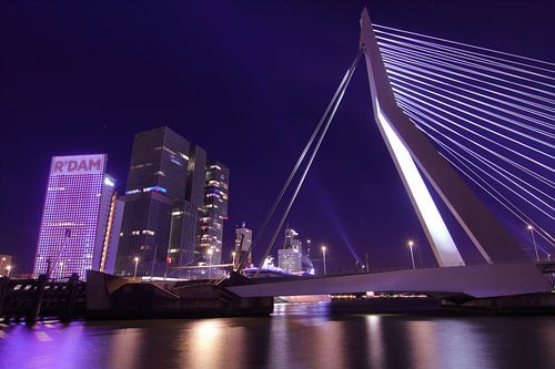 Kop van Zuid in het paars van Capture the Moment 010