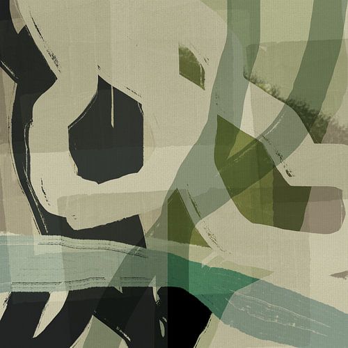 Modern abstract in neutrale kleuren