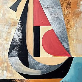 Abstract Geometrisch | Harmony in Shapes van De Mooiste Kunst
