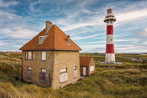 Lighthouse in Middelkerke Belgium