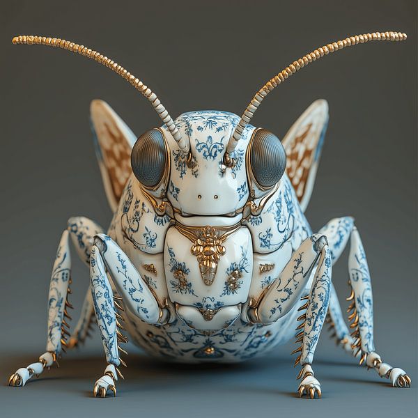 Porcelain animals by Ton Kuijpers