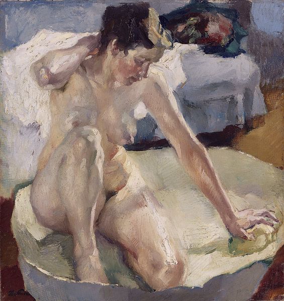 In der Badewanne II, Leo Putz - 1911 von Atelier Liesjes