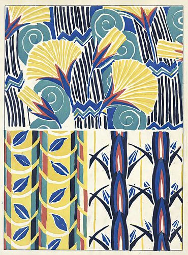 Émile-Allain Séguy - Ideas for fabrics and carpets