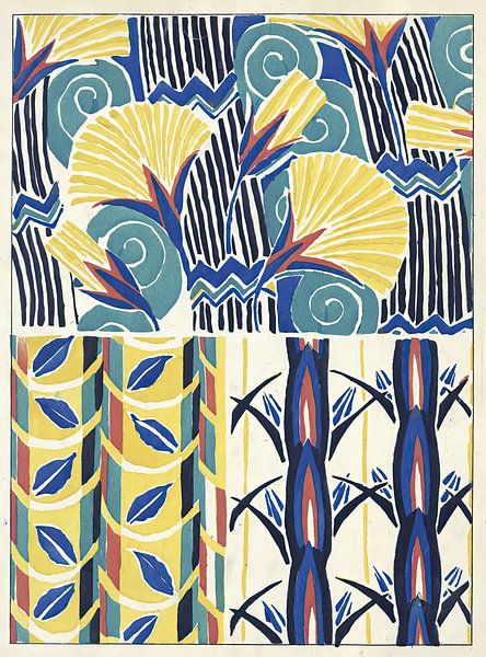 Émile-Allain Séguy - Ideas for fabrics and carpets by Peter Balan