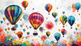 Bemalen von Heißluftballons von WeLoveArt