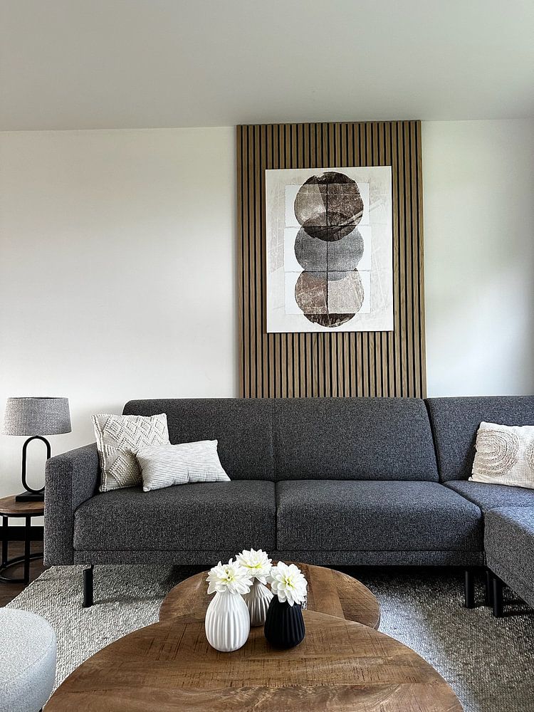 Scandinavian minimalism Earthy beige cream, by Mad Dog Art