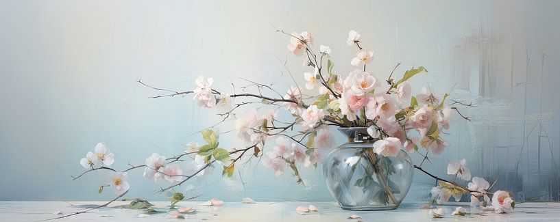 Painting with Flowers 500040 by Wonderful Art
